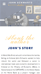 Mobile Screenshot of johnschwartzauthor.com